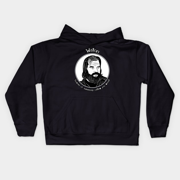 Walon - The Wire Kids Hoodie by Black Snow Comics